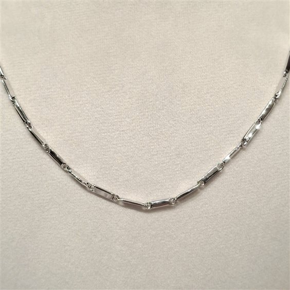 Collana Fanton Gioielli Uomo COLLANE ORO in Oro bianco L.C-62_52 - L.C-62_52